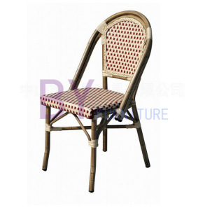 Simple Outdoor Aluminium PE Rattan Hand-Weaving Starbucks Chair